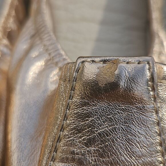 The Storehouse Flats Rose Gold Leather Ballet Flats – Size 8 - Picture 3 of 7